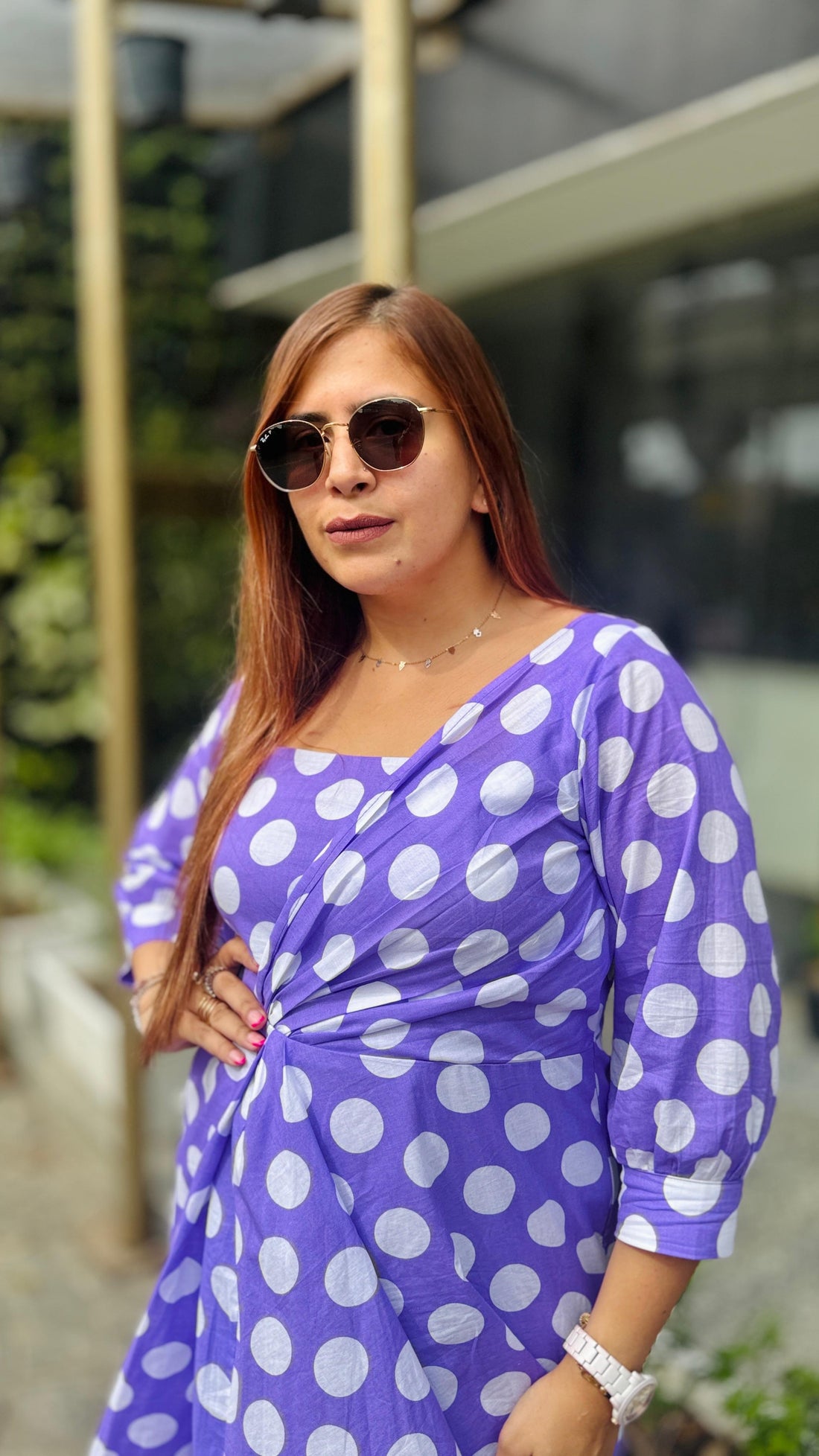 Lavender Love Drape Midi