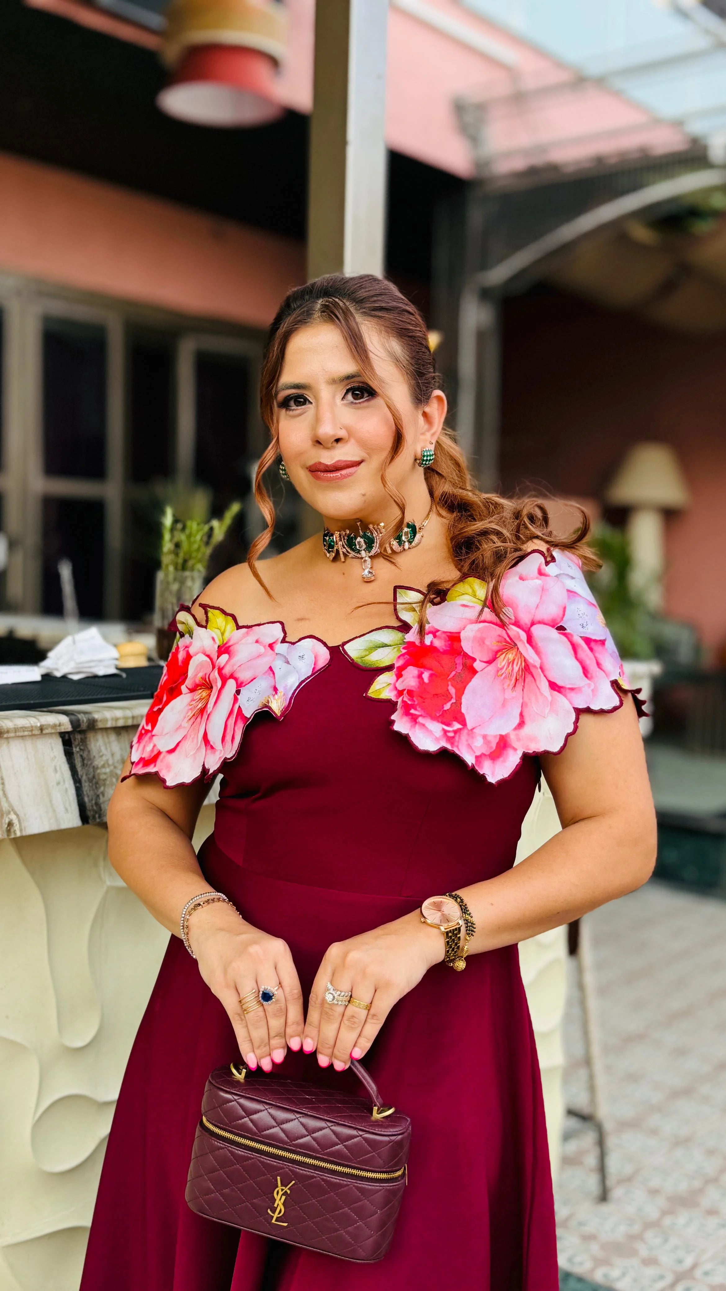 Cherry Martini Midi Dress