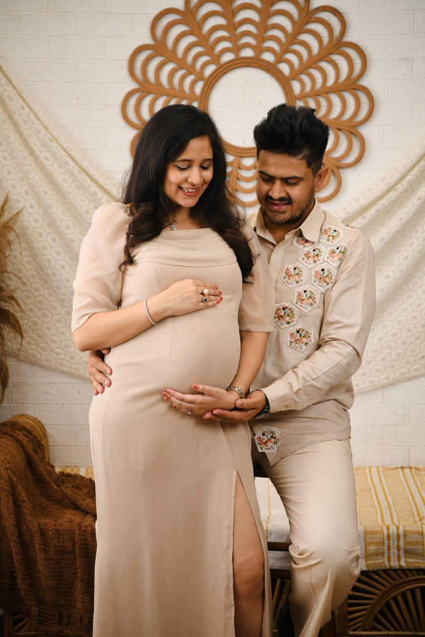 Beyond Beiges Maternity Gown