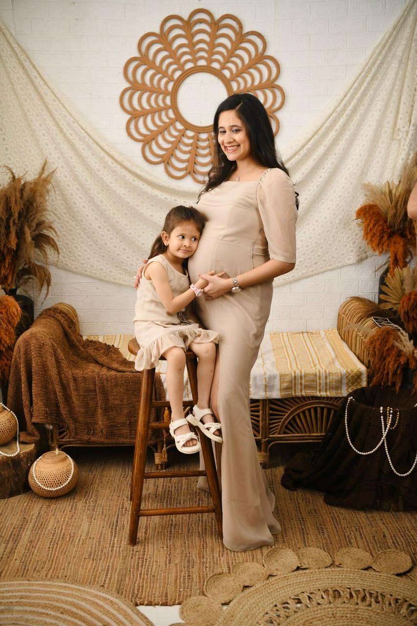 Beyond Beiges Maternity Gown