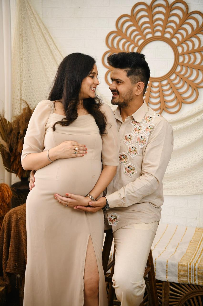Beyond Beiges Maternity Gown