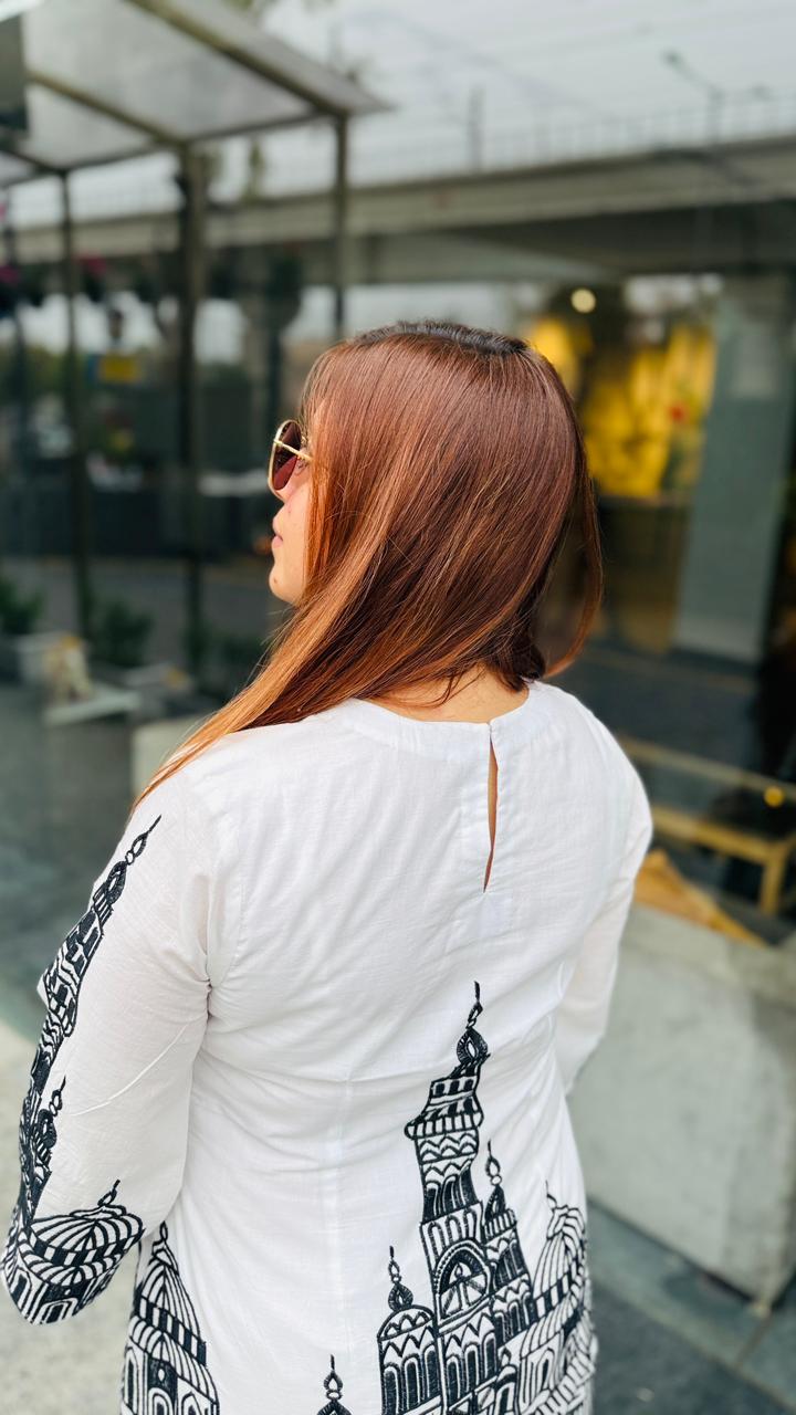 Monochrome Magic Farshi Co-Ord Set