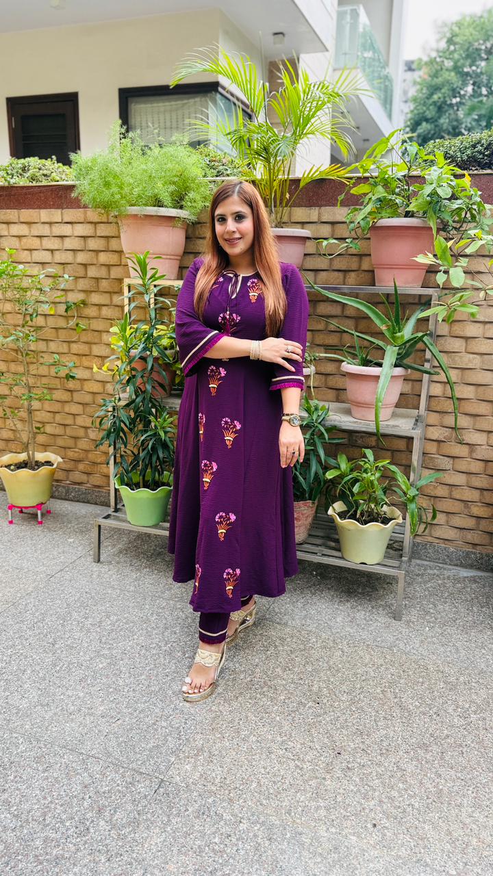 Crush the Violet Suit Set