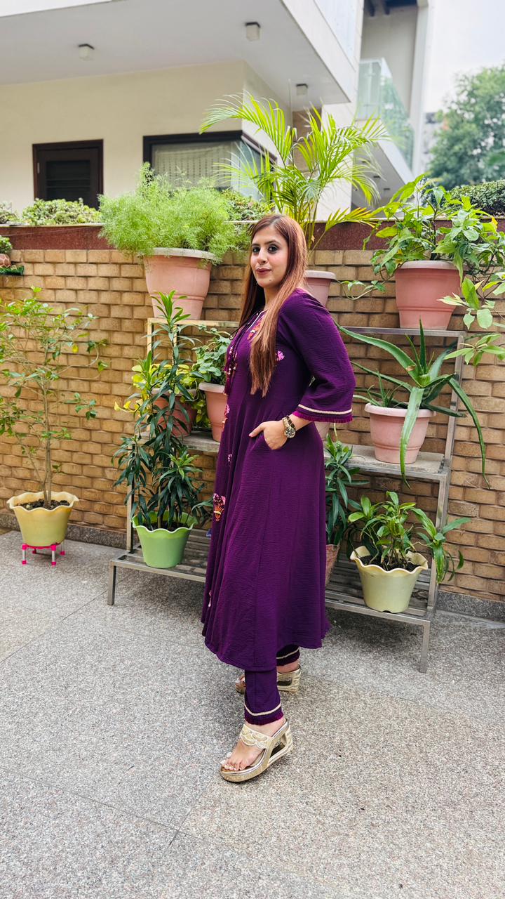 Crush the Violet Suit Set