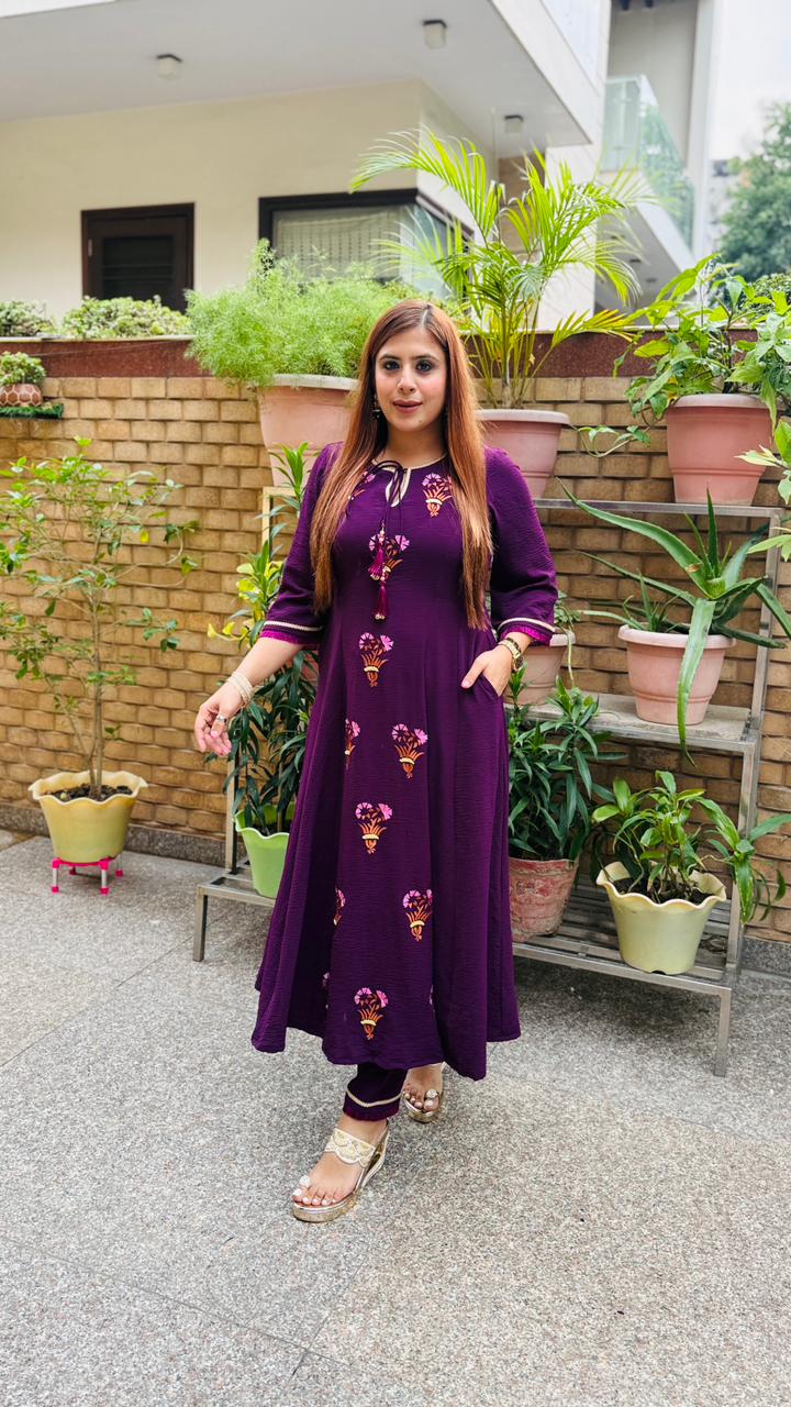 Crush the Violet Suit Set