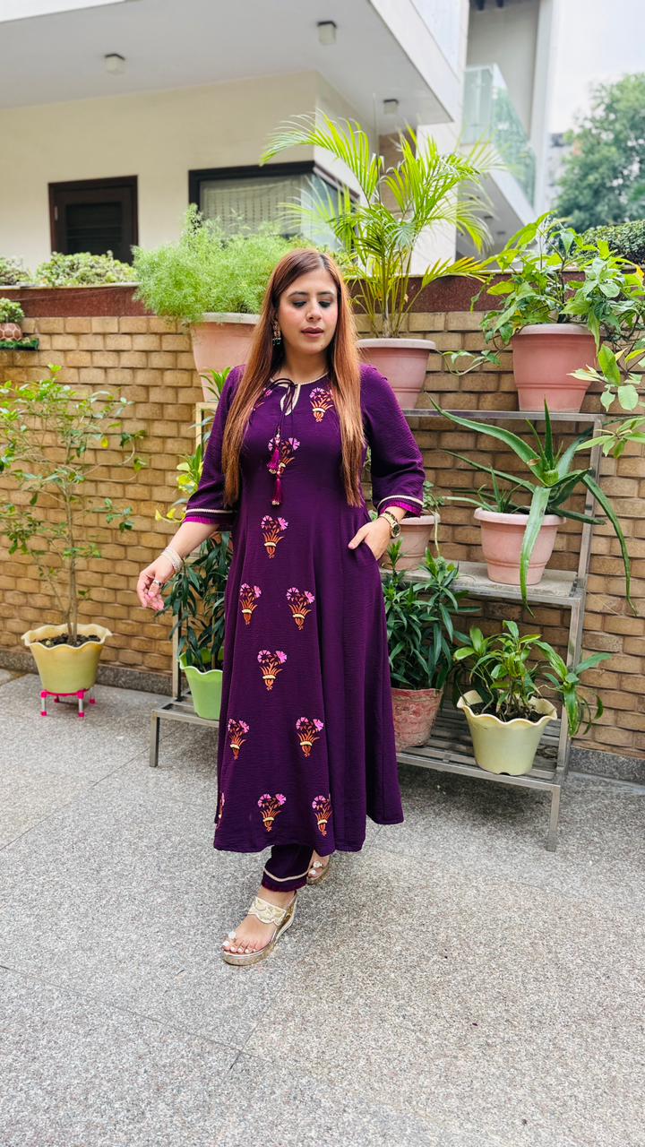 Crush the Violet Suit Set