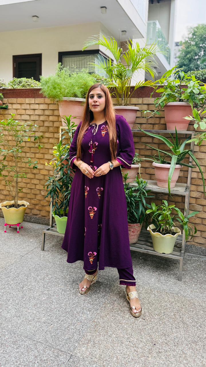 Crush the Violet Suit Set