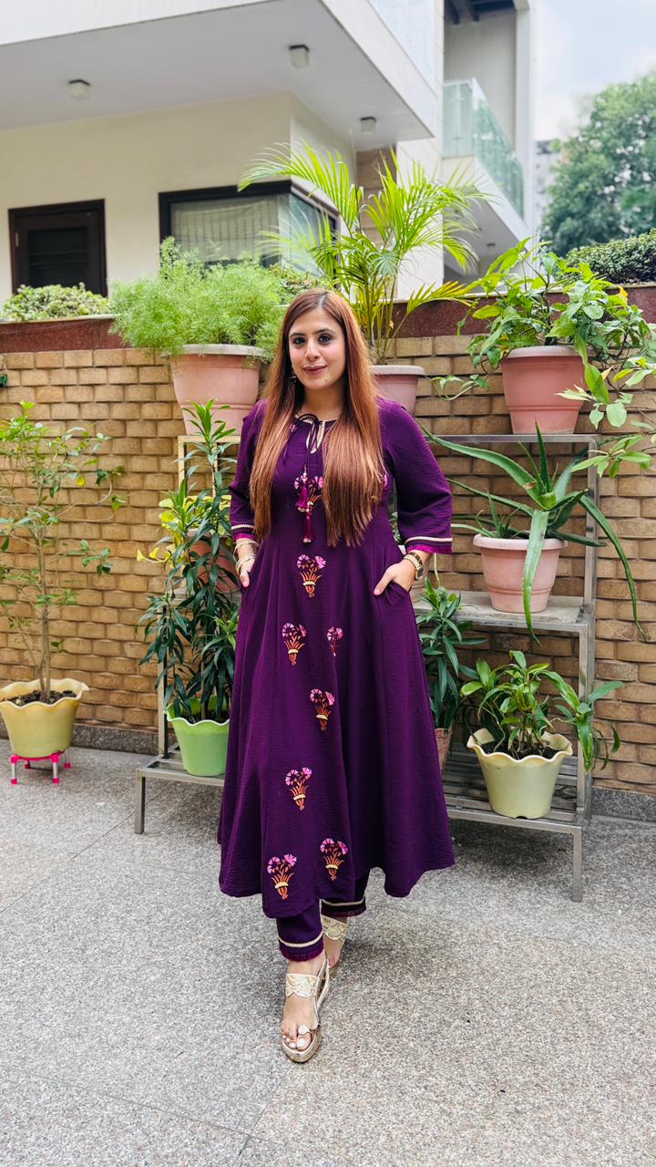 Crush the Violet Suit Set