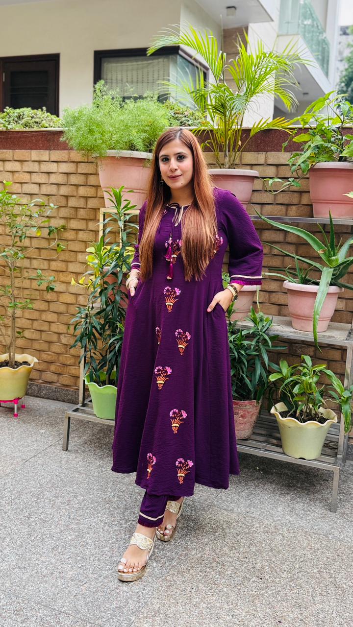 Crush the Violet Suit Set