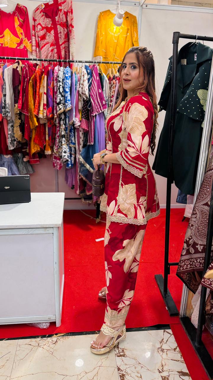 Sparkling Pink Farshi Co-Ord