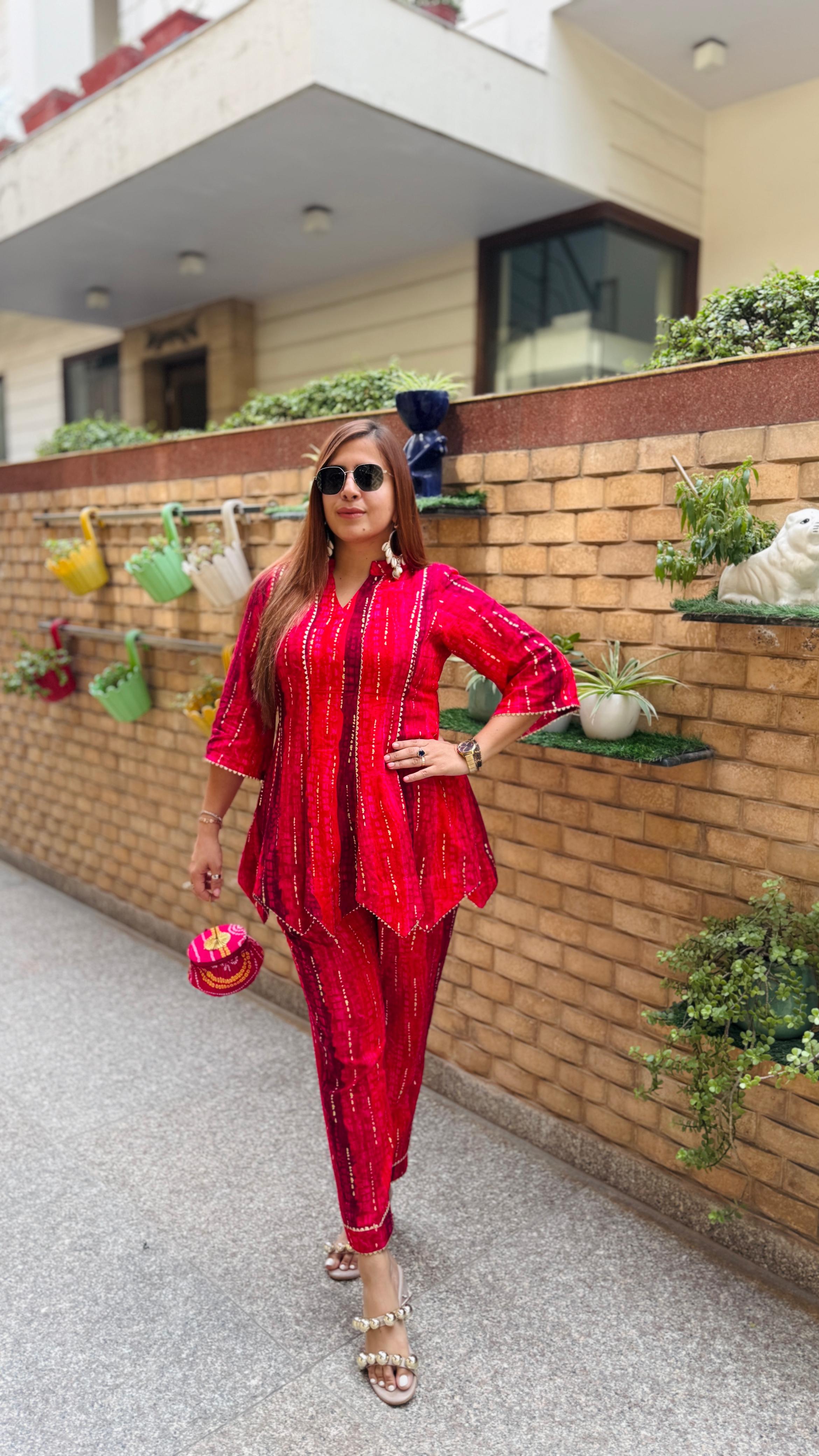 Pink Rhythm Co-Ord Set