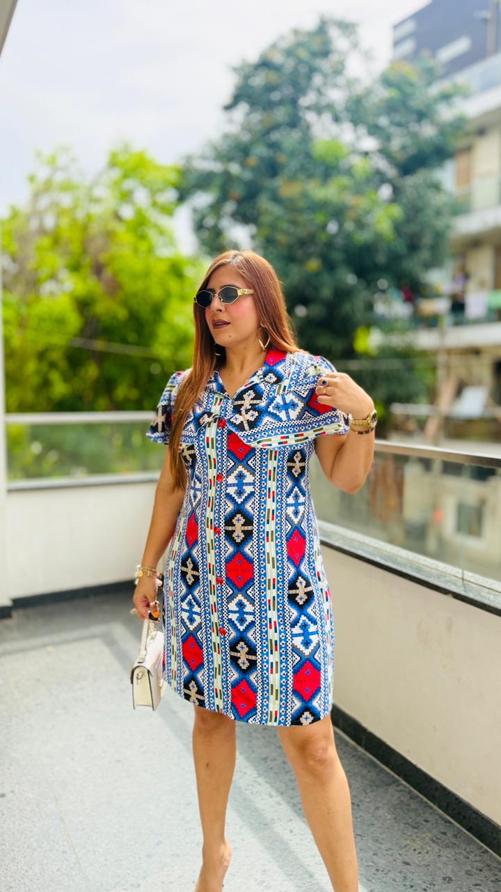 Add the Aztec Dress | Lakhina Couture - Look 14