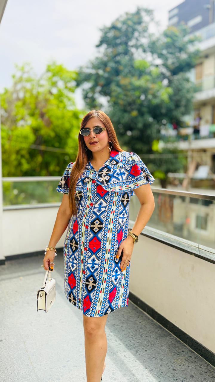 Add the Aztec Dress | Lakhina Couture - Look 12
