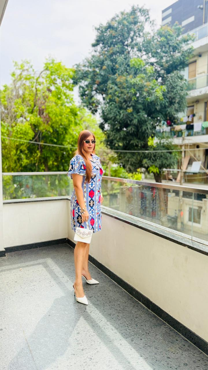 Add the Aztec Dress | Lakhina Couture - Look 11