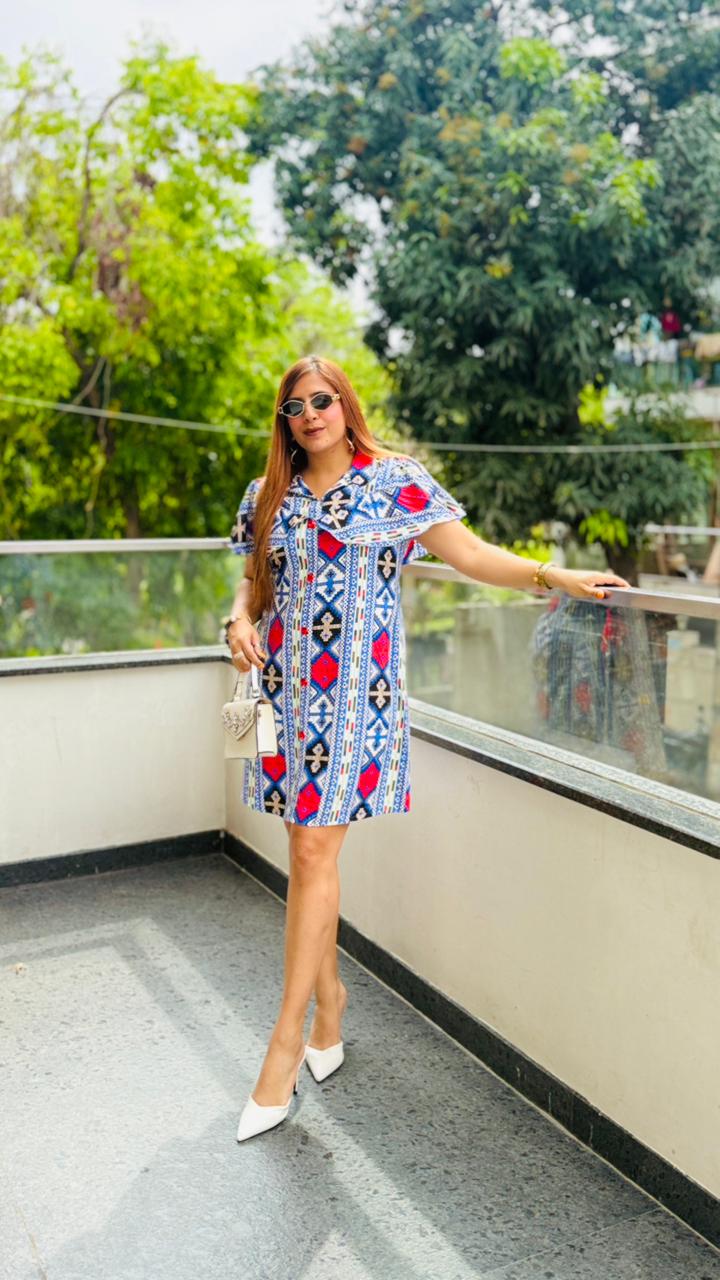 Add the Aztec Dress | Lakhina Couture - Look 3