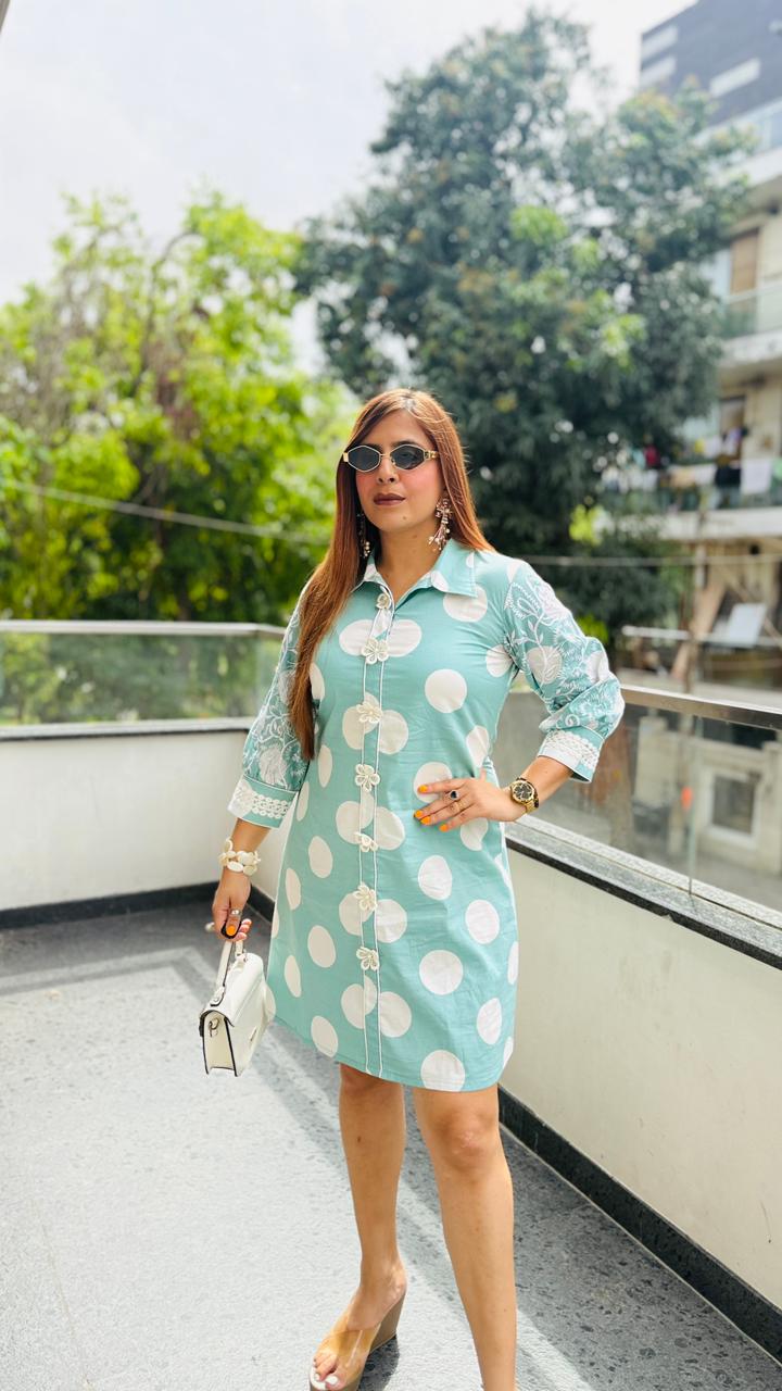 Polka Fun Dress | Lakhina Couture - Look 10