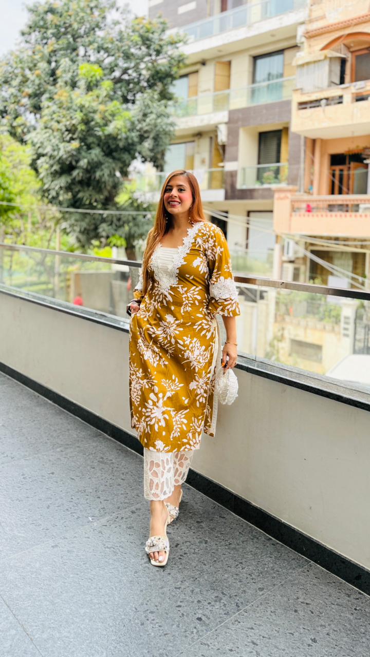 Hania Lace Cotton Pant