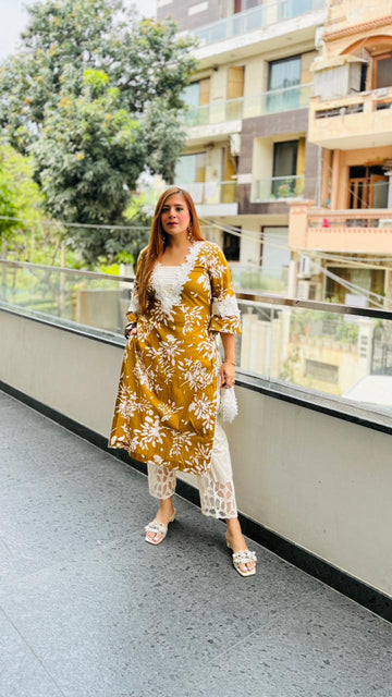 Hania Lace Cotton Pant
