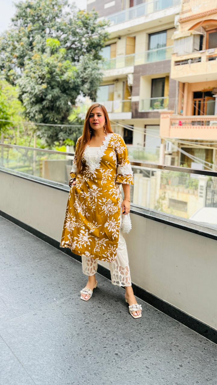 Hania Lace Cotton Pant