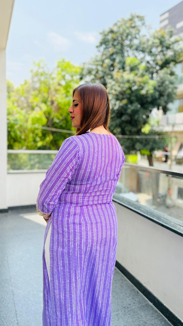 Lazy Lilac Kurti