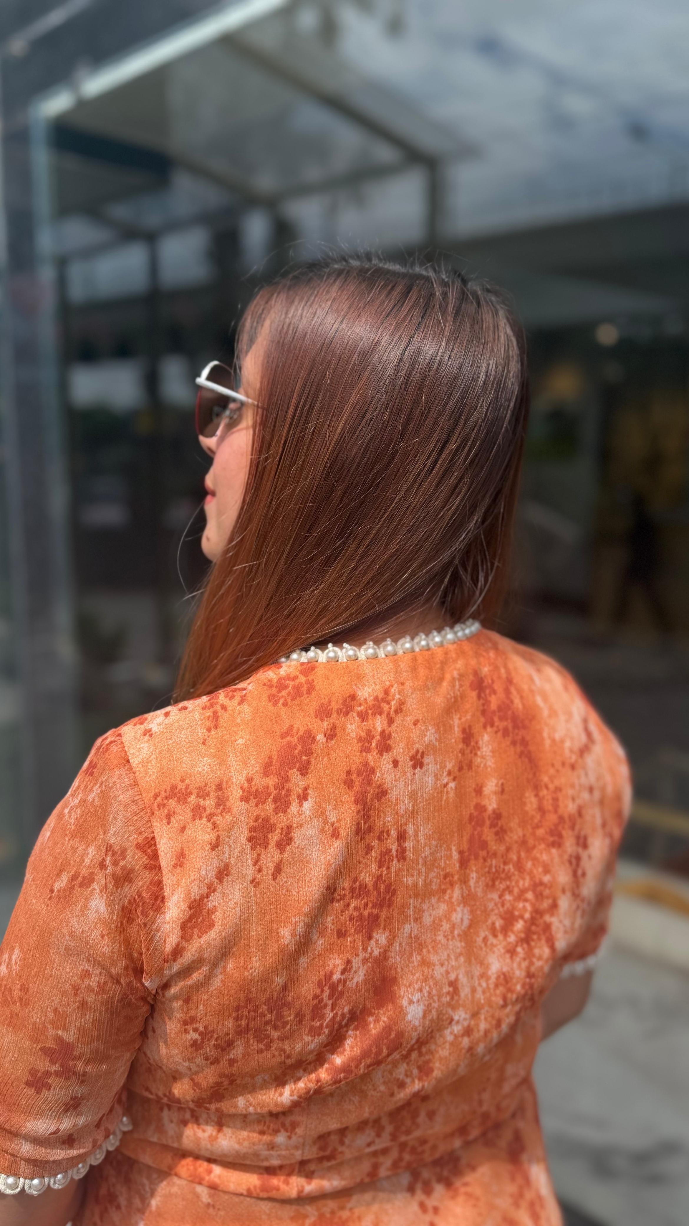 Peach Pearl Nayera Suit
