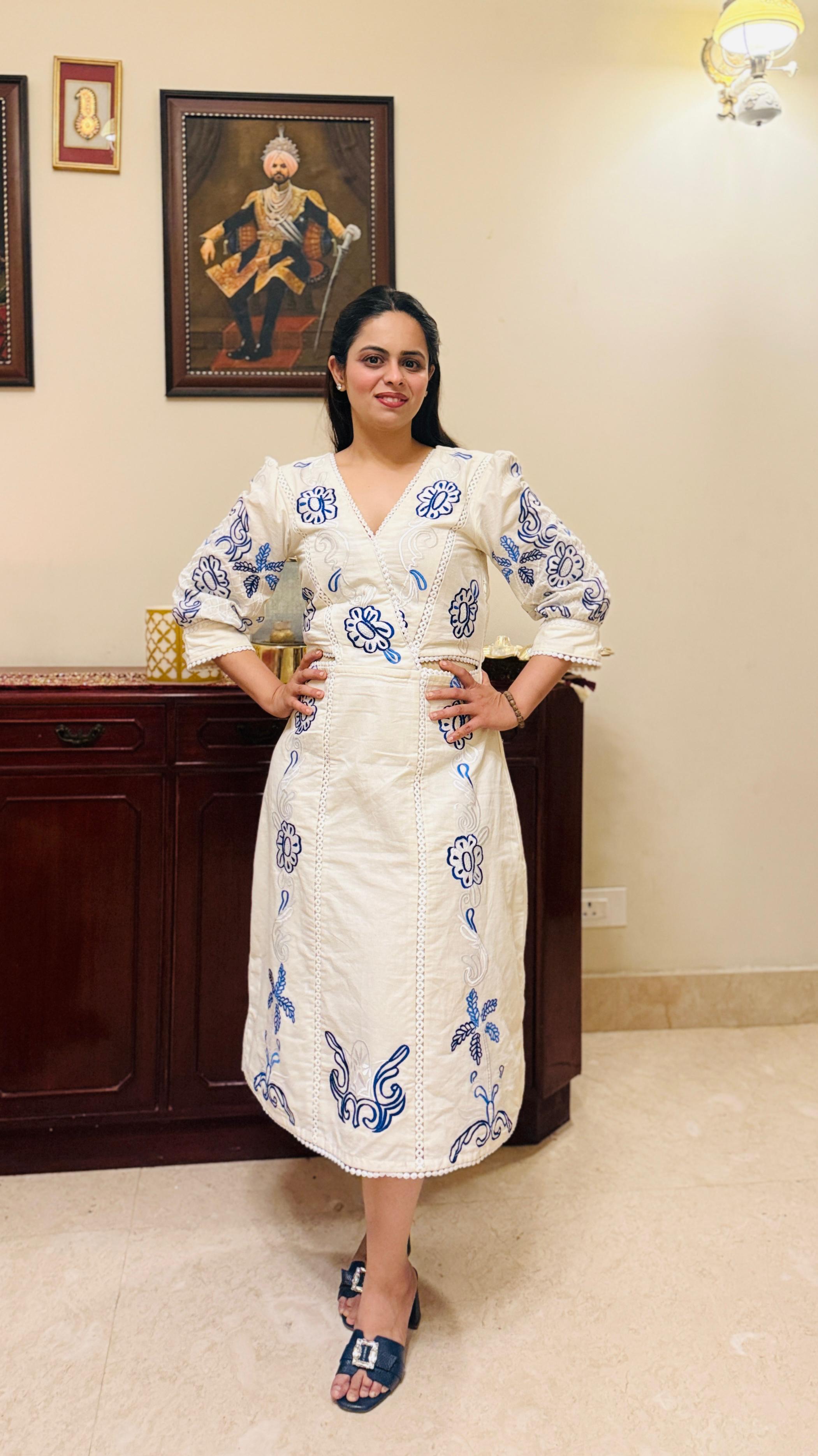 Lilette Linen Midi Dress