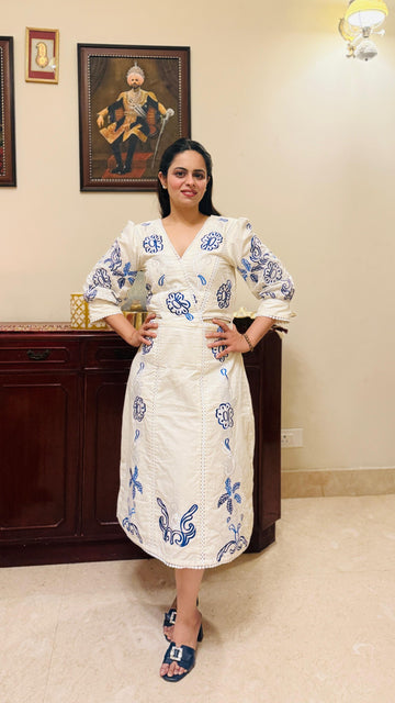 Lilette Linen Midi Dress