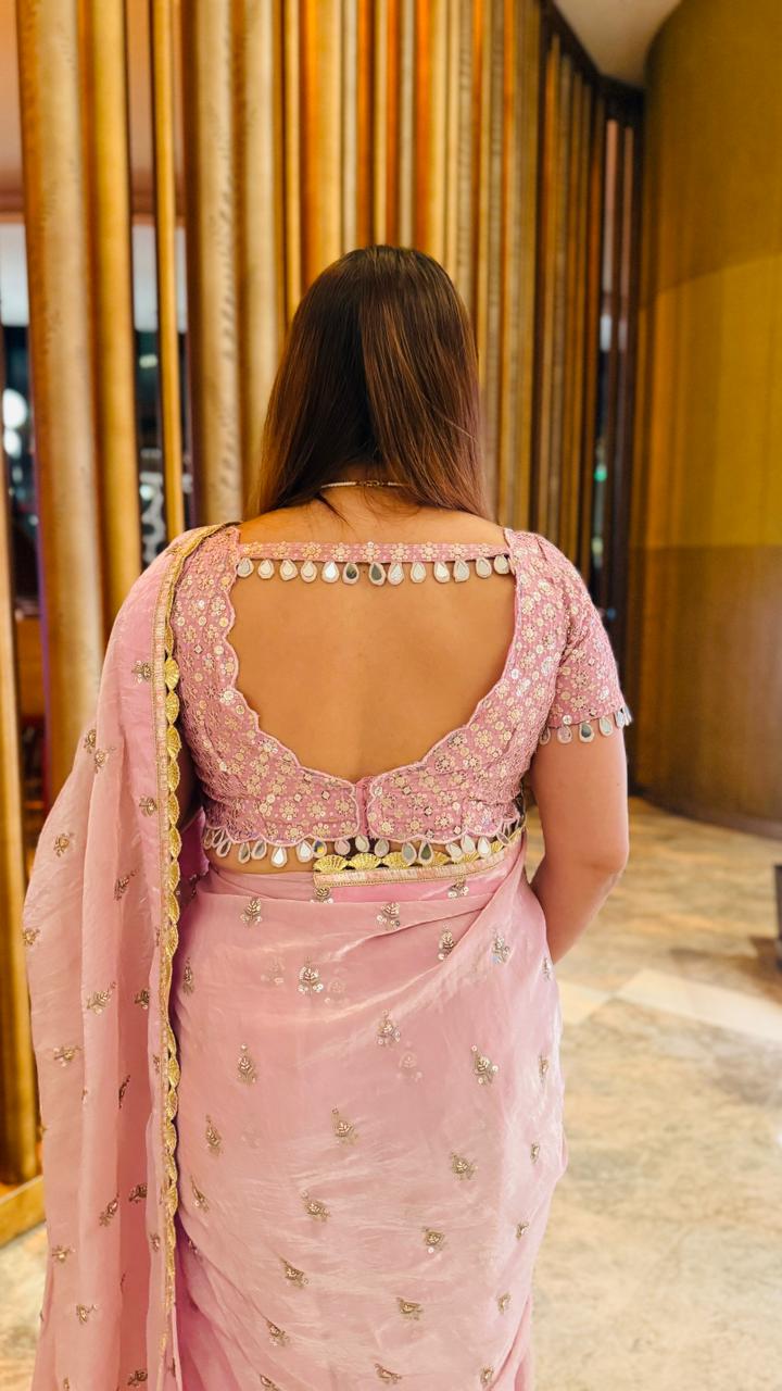 Lie in Lilac Summer Saree | Lakhina Couture - Look 3
