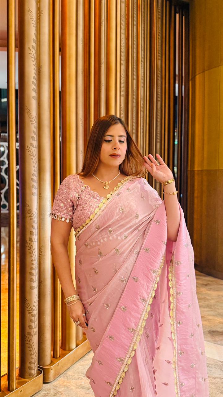 Lie in Lilac Summer Saree | Lakhina Couture - Look 6