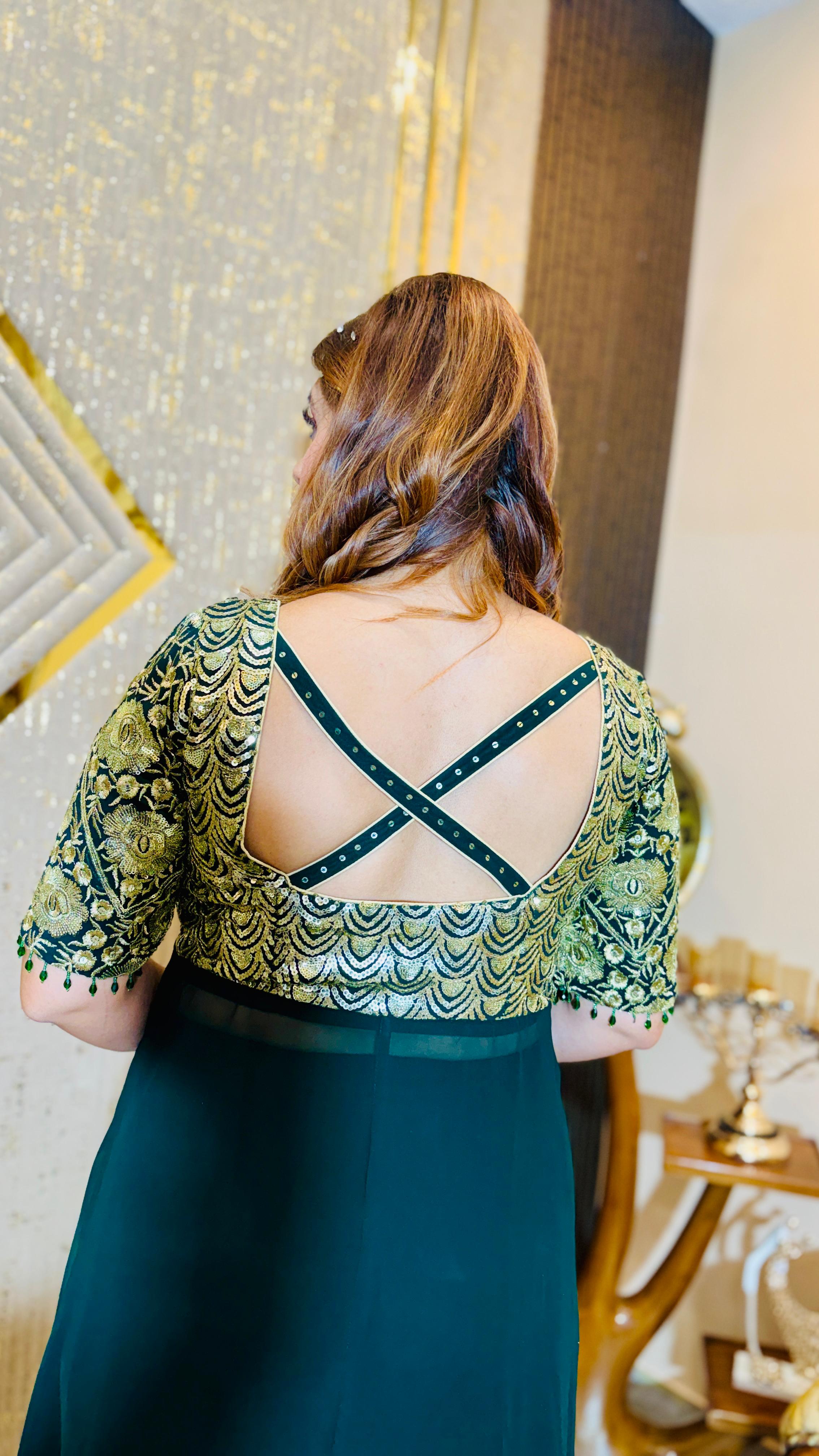 Titan Green Sharara Co-Ord