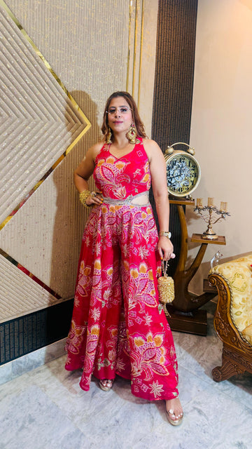 Pink-tastic Mehendi Jumpsuit