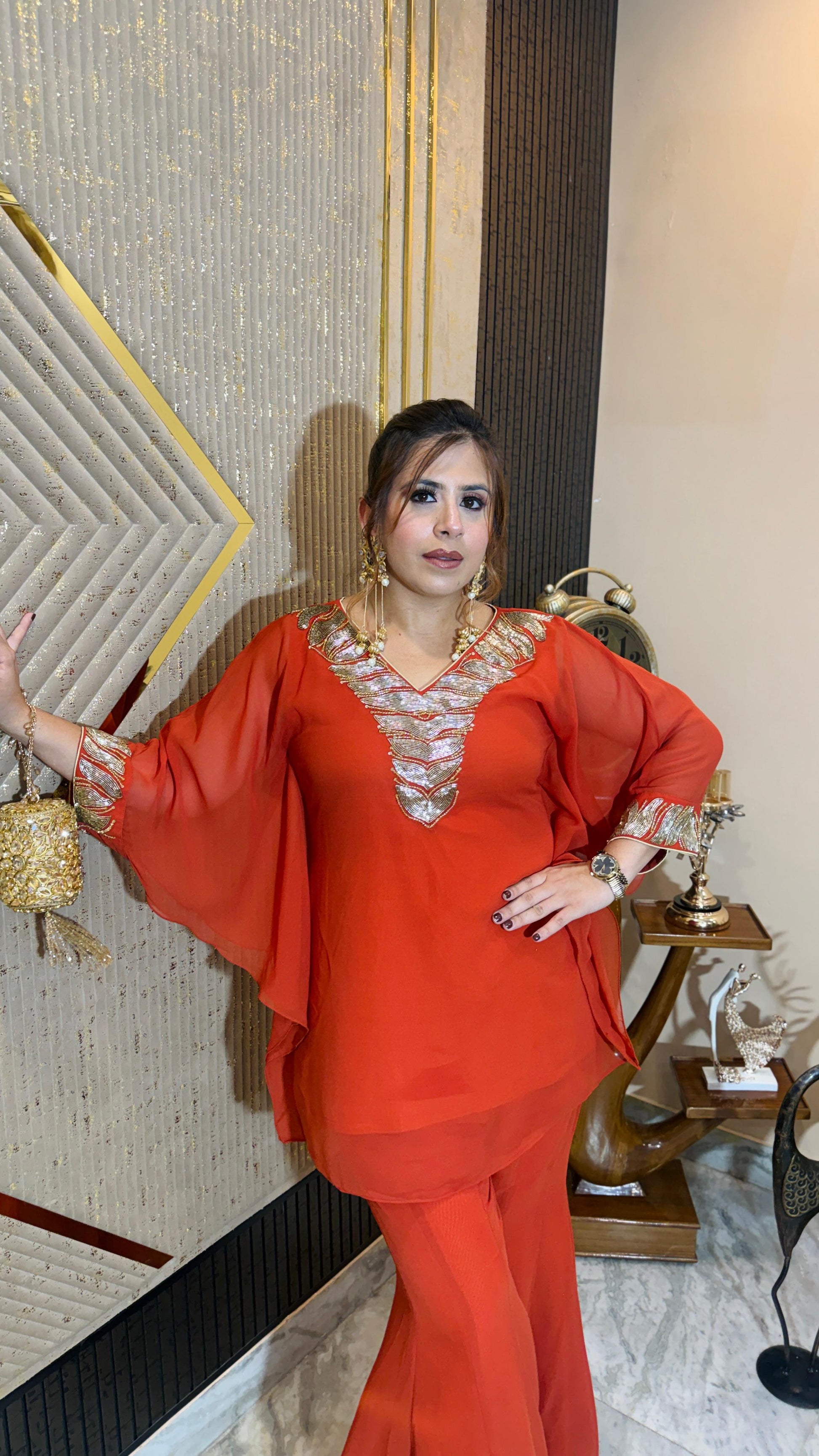 Rust Romance Garara Co-Ord | Lakhina Couture - Look 5