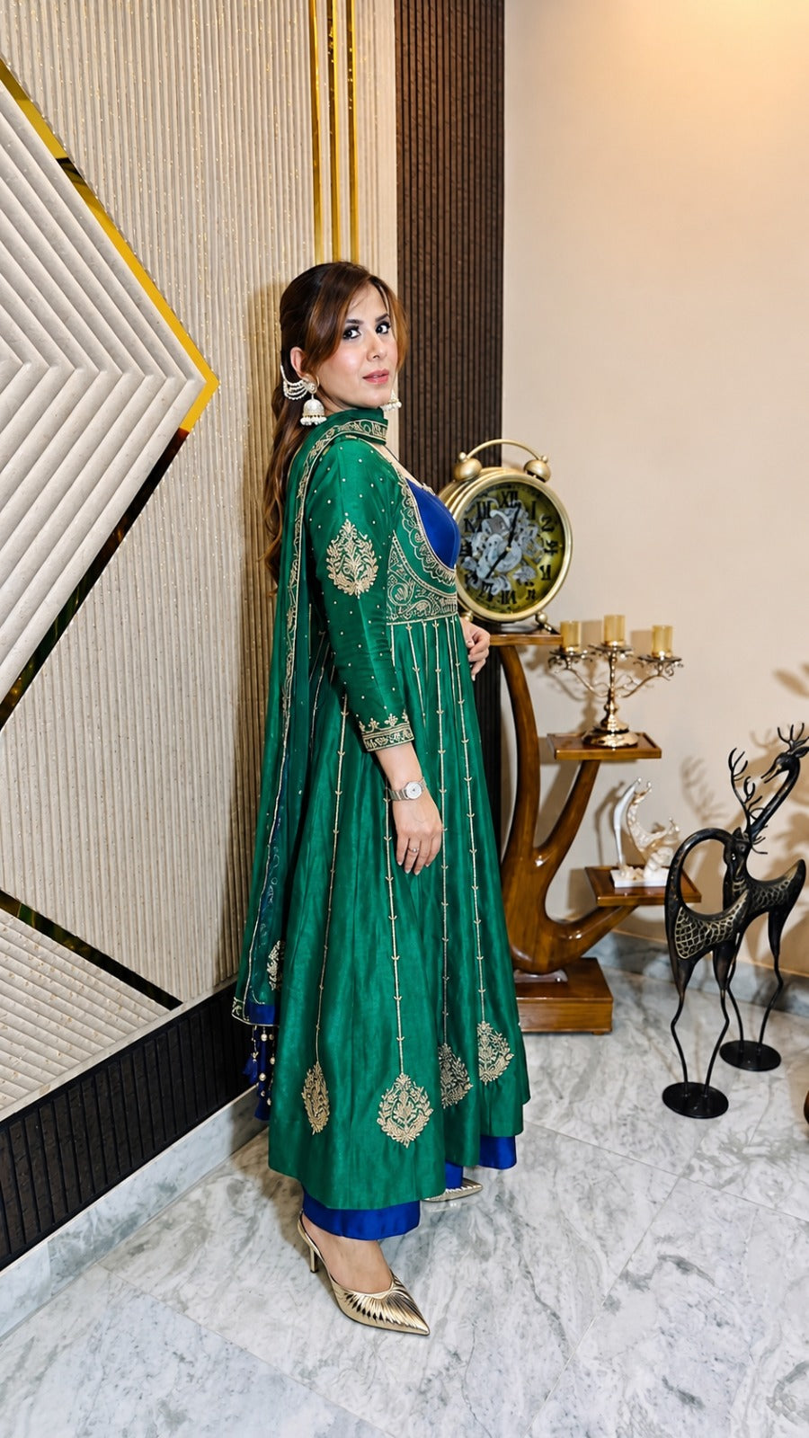 Emerald Queen Anarkali Set