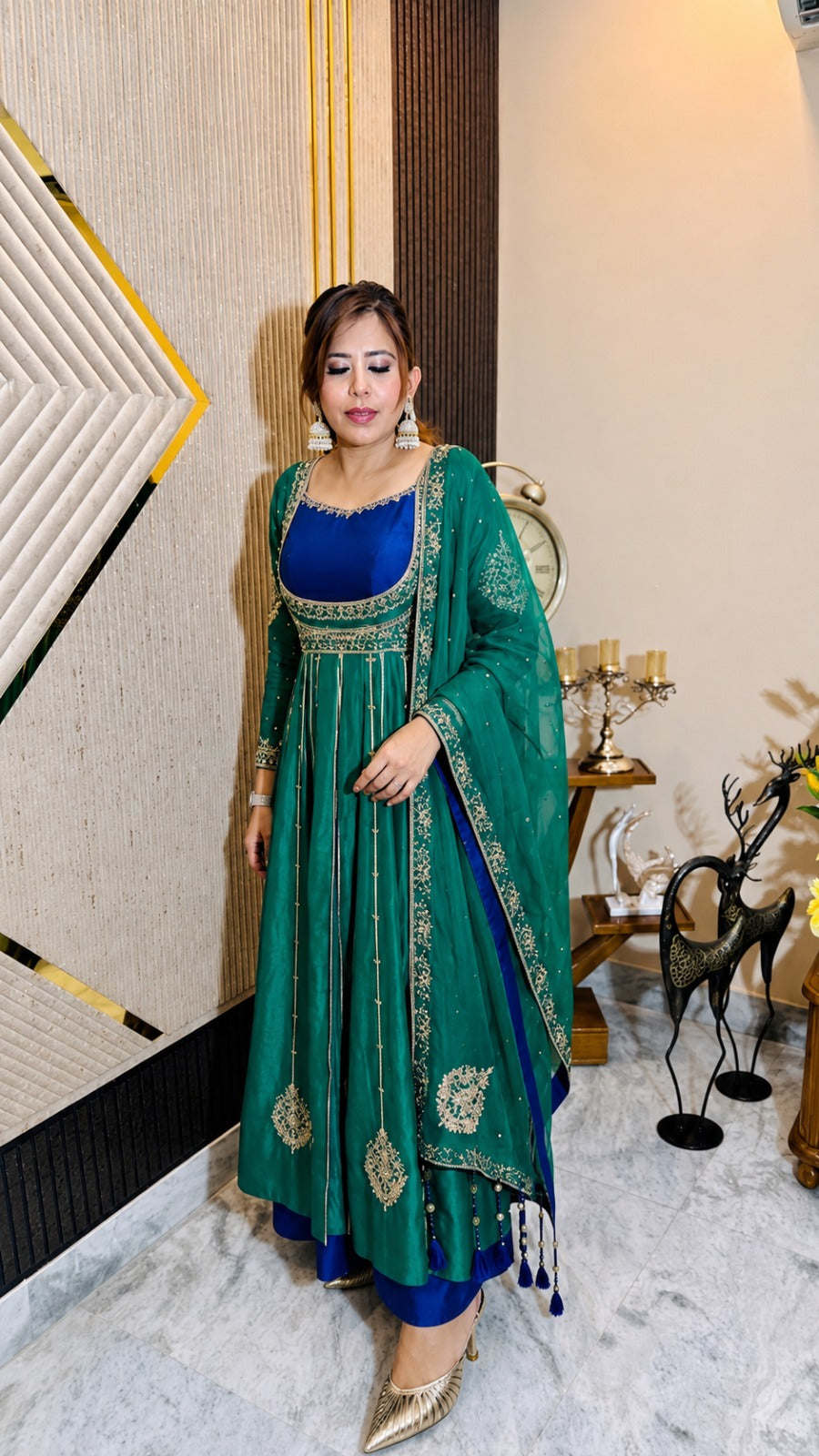 Emerald Queen Anarkali Set