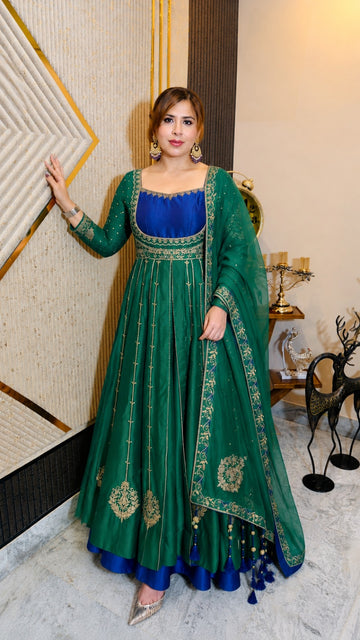 Emerald Queen Anarkali Set