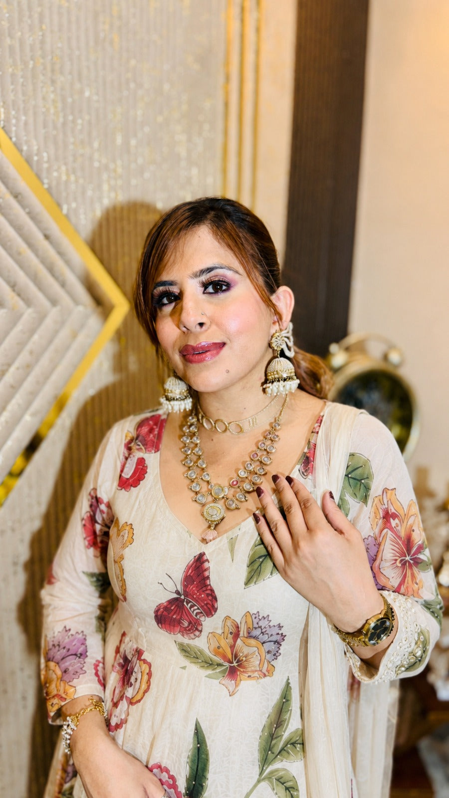 Butterfly Garden Anarkali Set