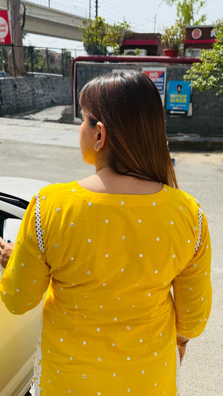 Sunshine Cotton Farshi Salwar Set