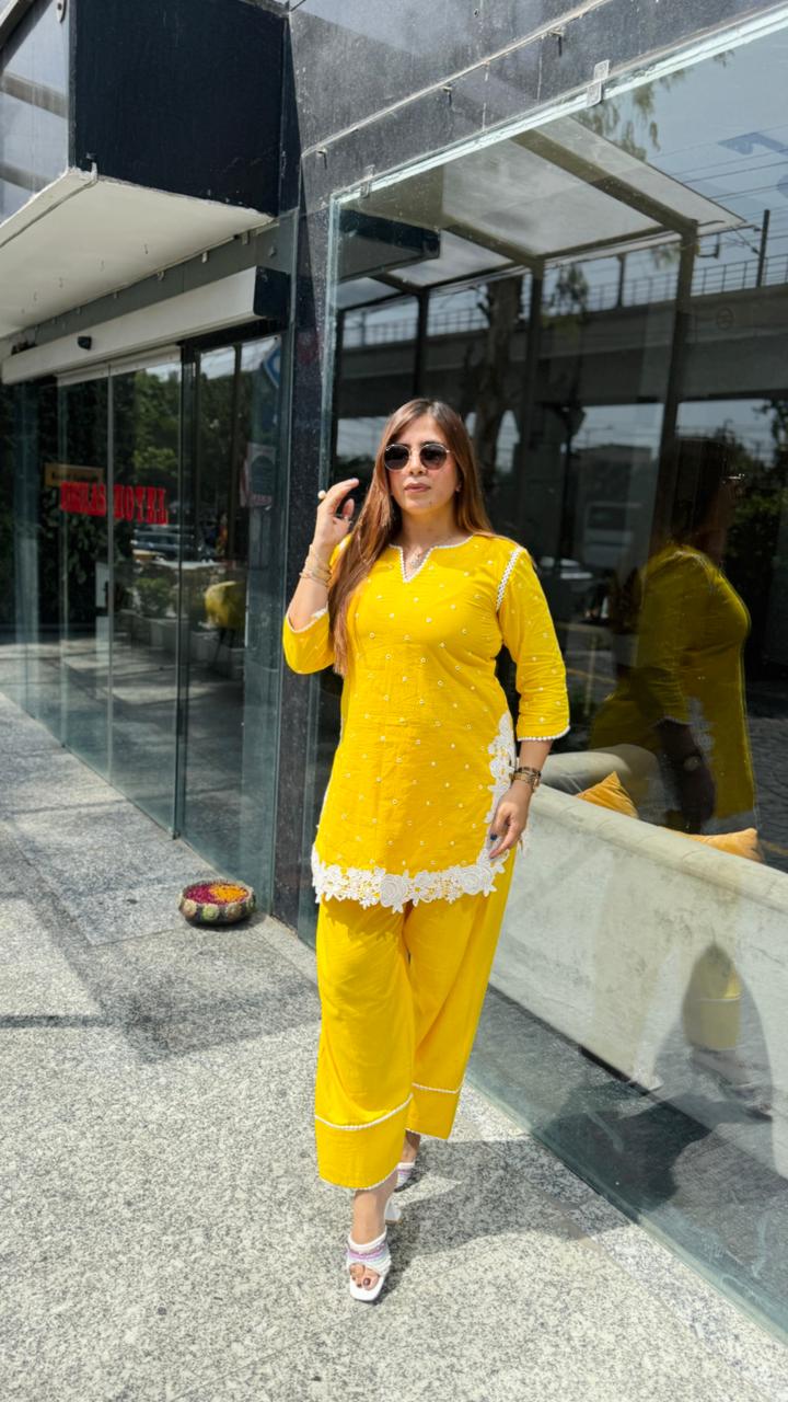 Sunshine Cotton Farshi Salwar Set