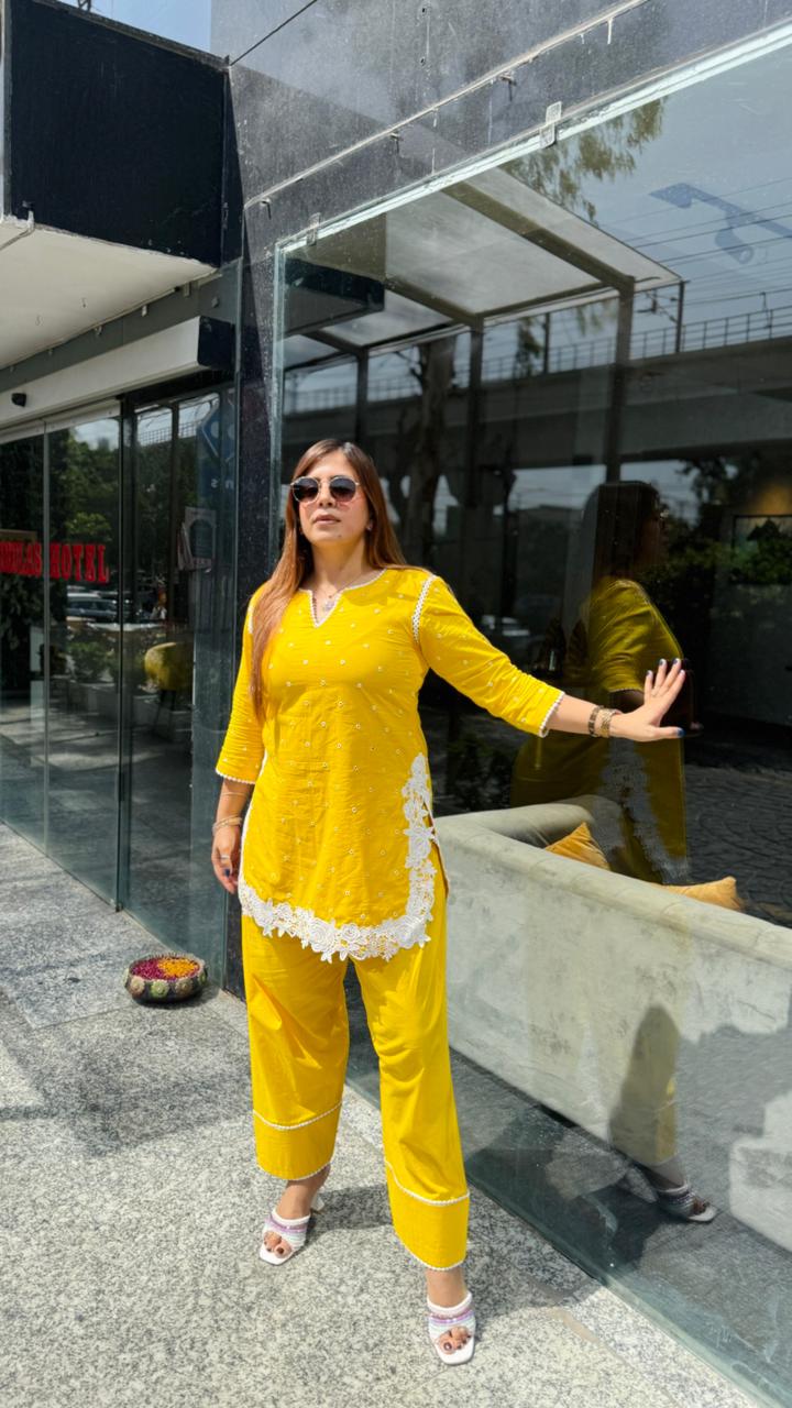 Sunshine Cotton Farshi Salwar Set