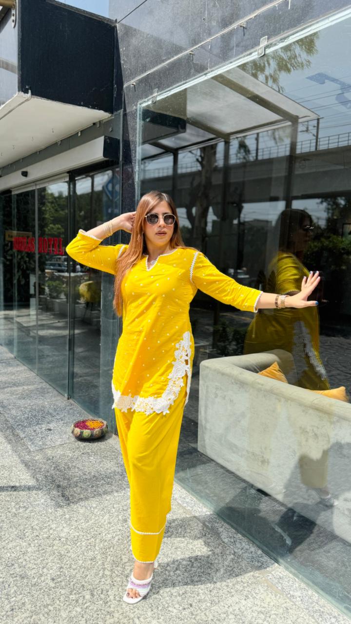 Sunshine Cotton Farshi Salwar Set