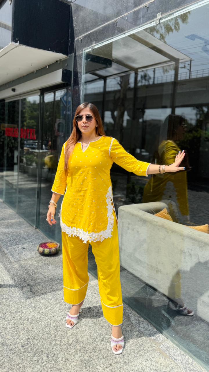 Sunshine Cotton Farshi Salwar Set