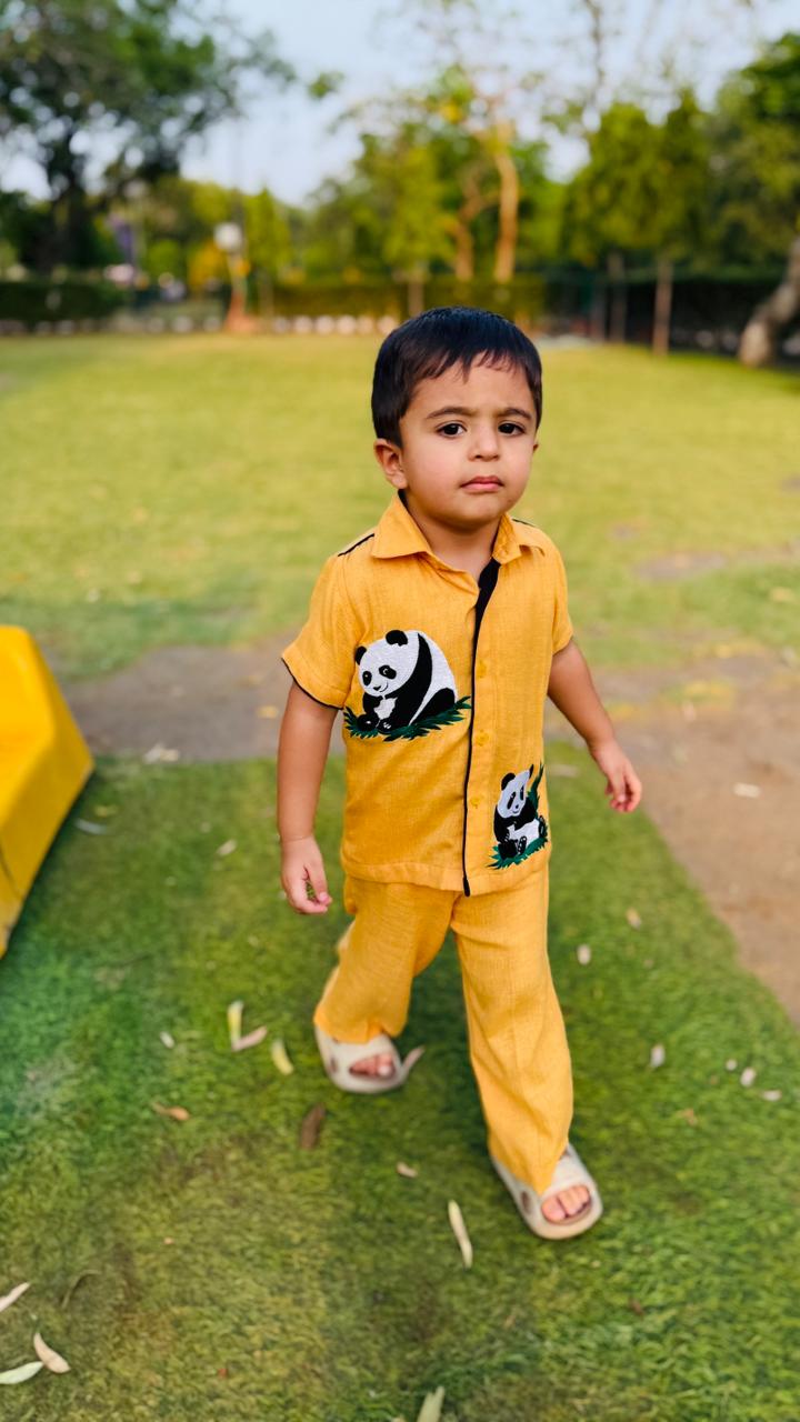 Panda Linen Co-Ord Set