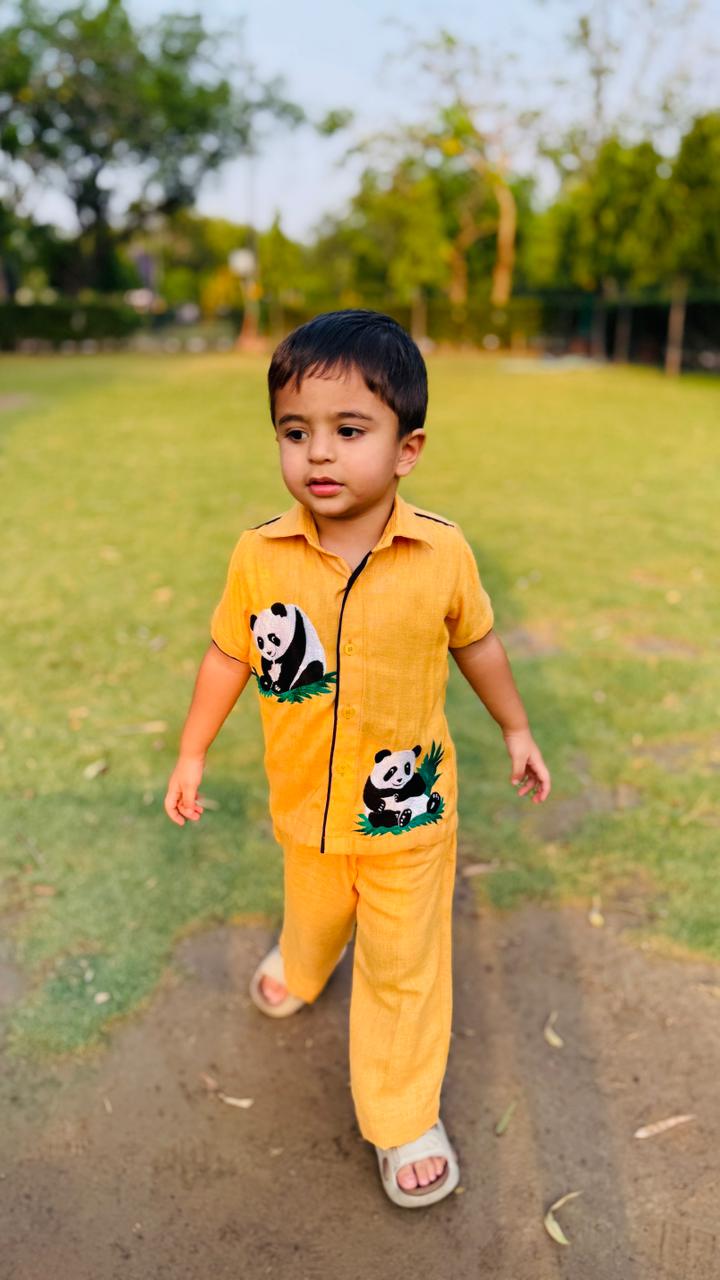 Panda Linen Co-Ord Set