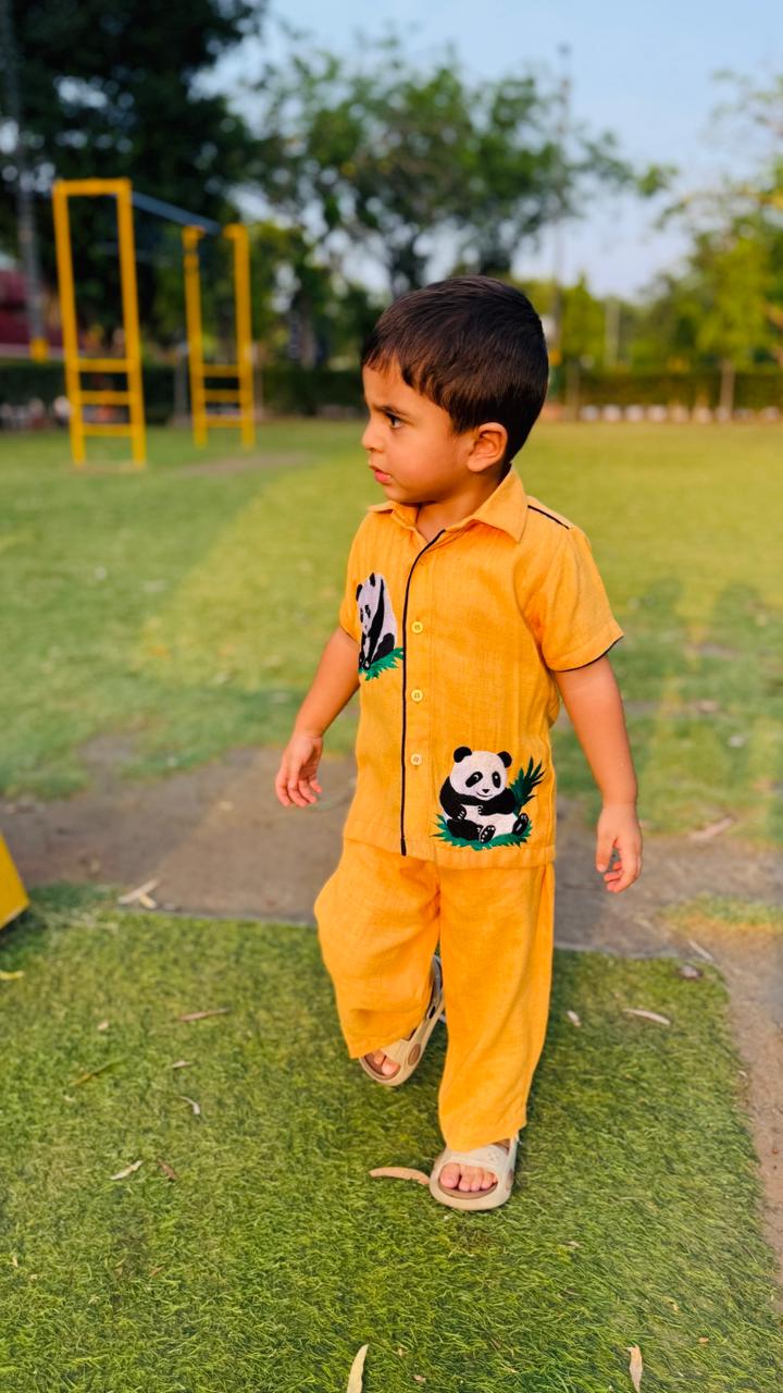 Panda Linen Co-Ord Set