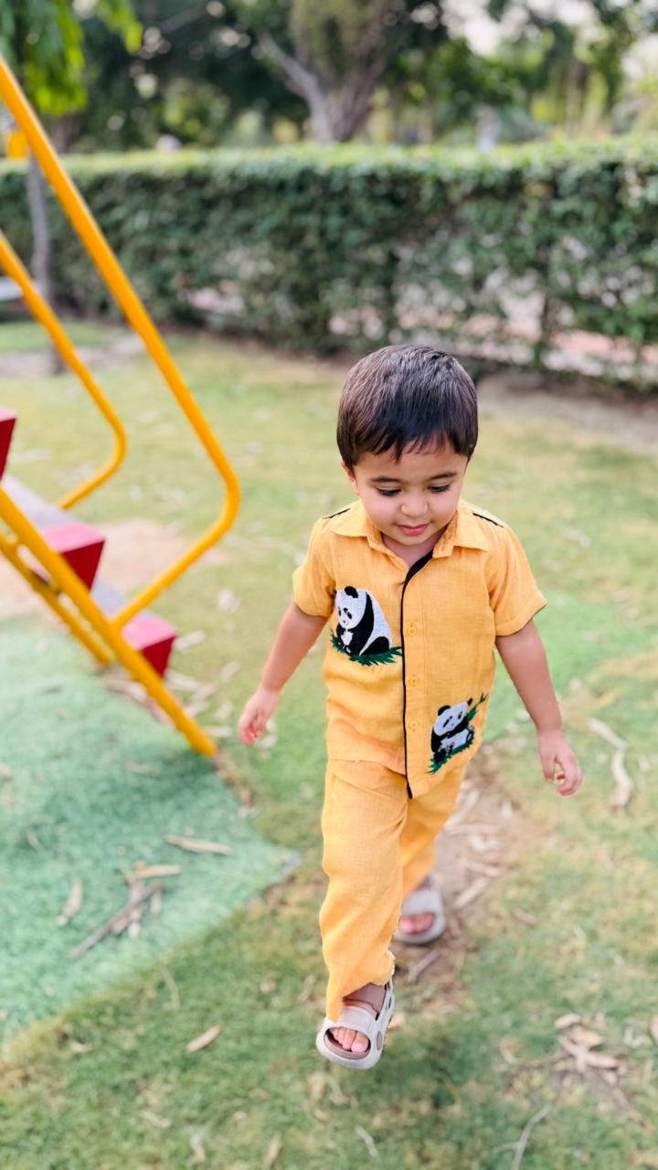 Panda Linen Co-Ord Set