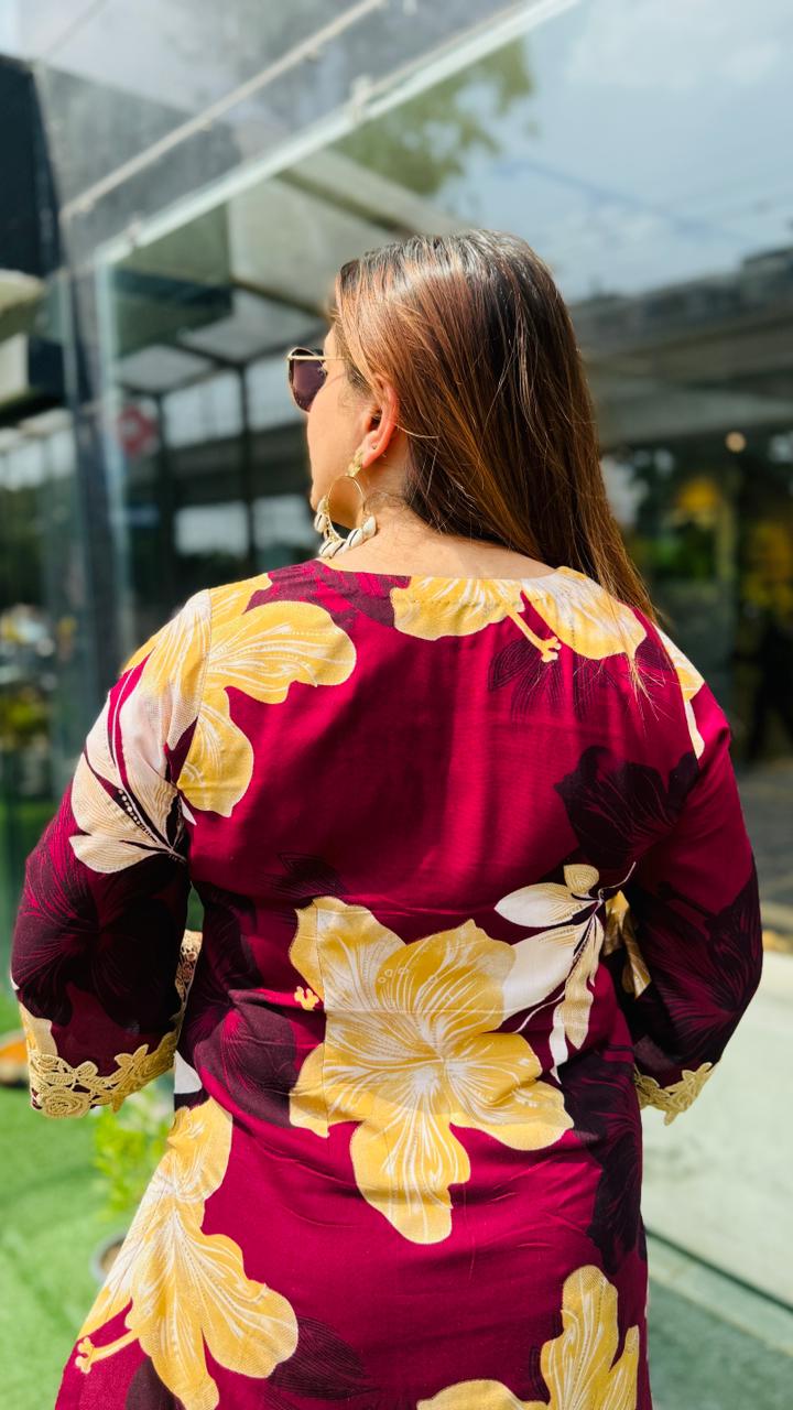 Wine Farshi Co-Ord