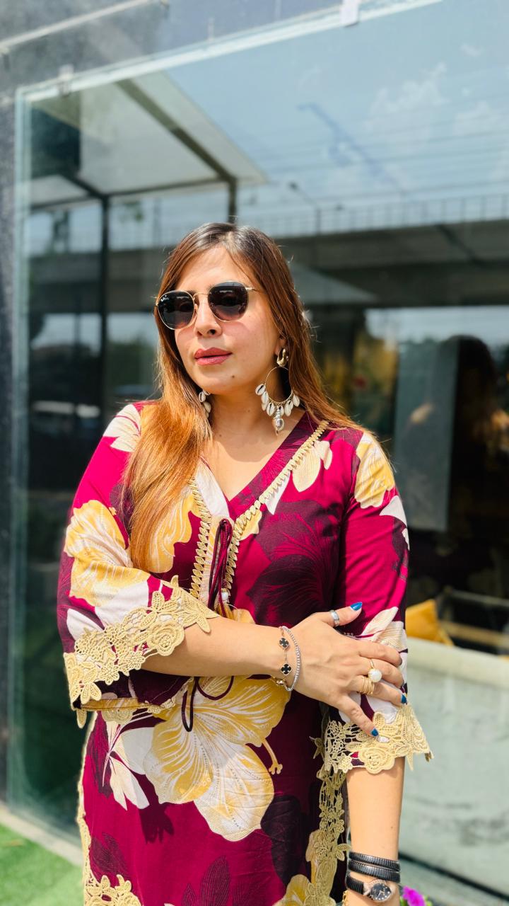 Wine Farshi Co-Ord