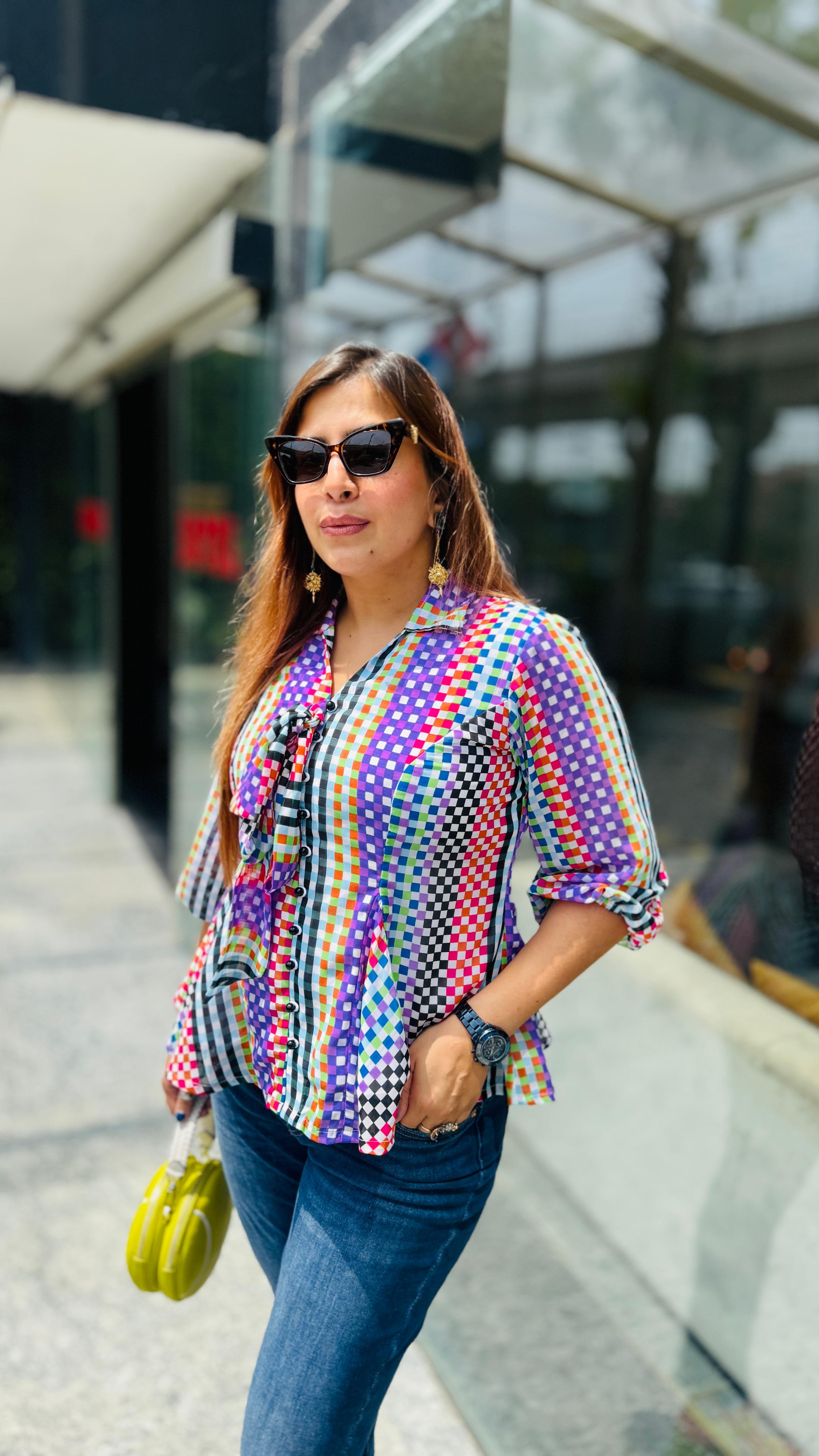 Candy Peplum Top
