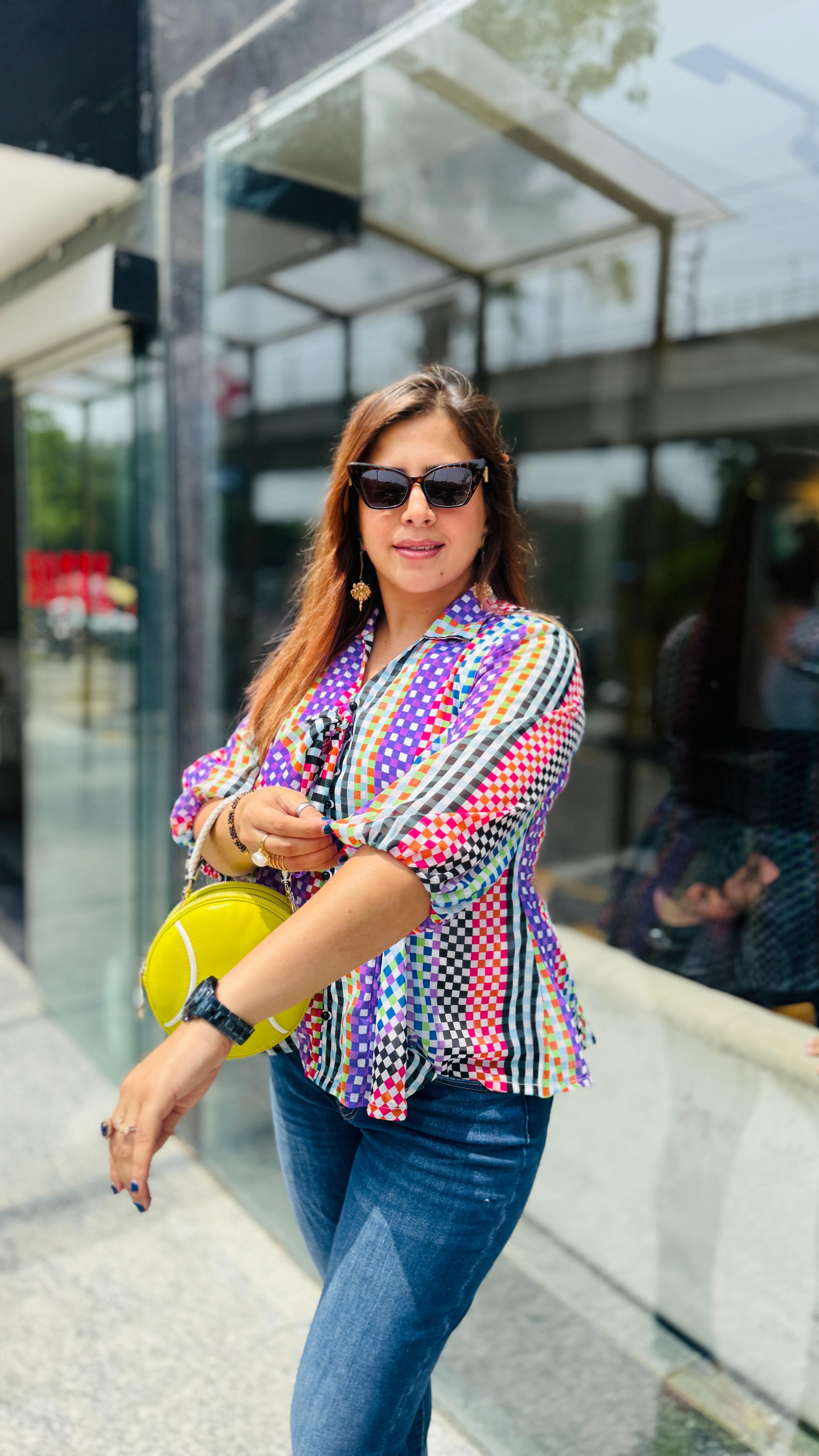Candy Peplum Top