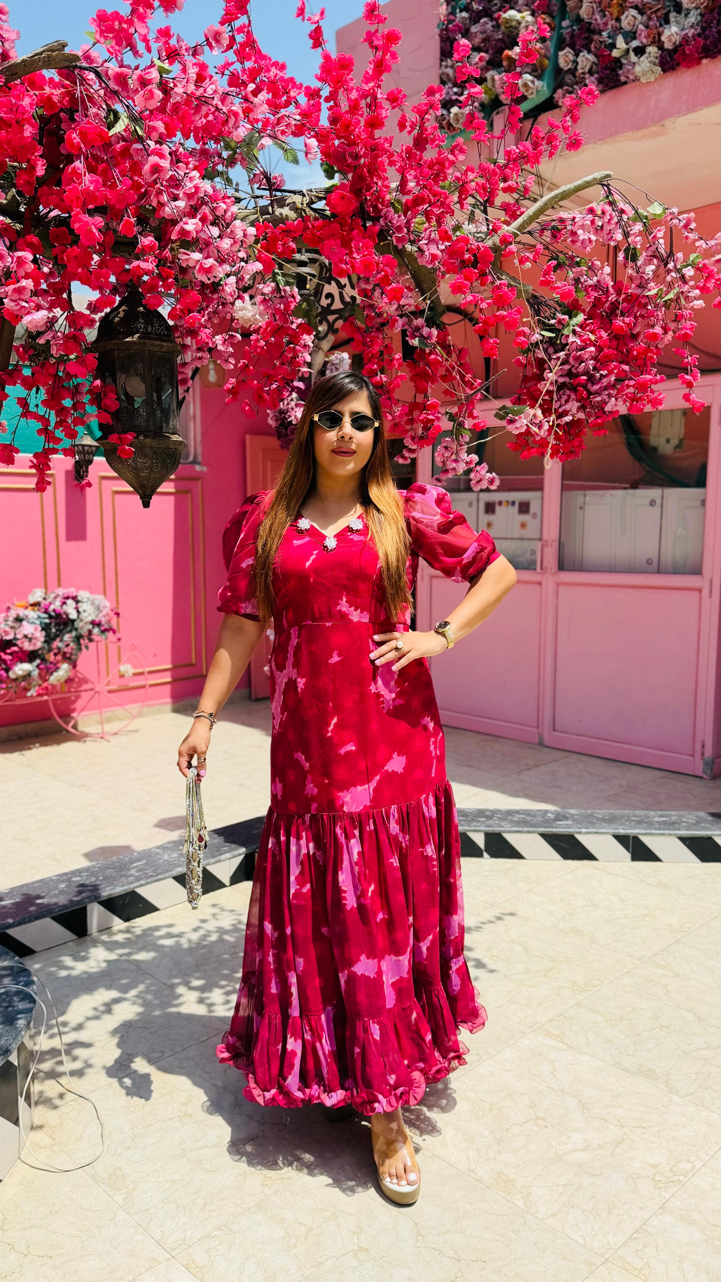 Dazzling Pink Maxi